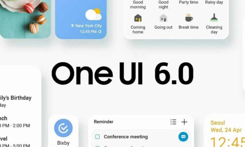 طرح مفهومی رابط کاربری One UI 6.0 با آیکون‌های جدید منتشر شد [تماشا کنید]