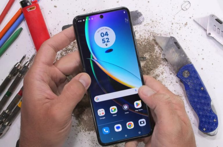 نمایشگر بیرونی موتورولا ریزر 40 اولترا در تست مقاومت شکست [تماشا کنید]