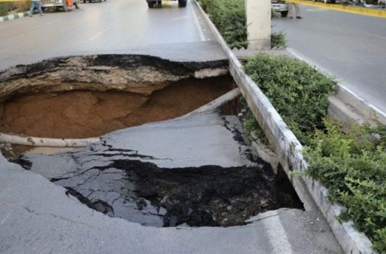 هشدار به تهرانیها در خصوص نشست اتوبان آزادگان