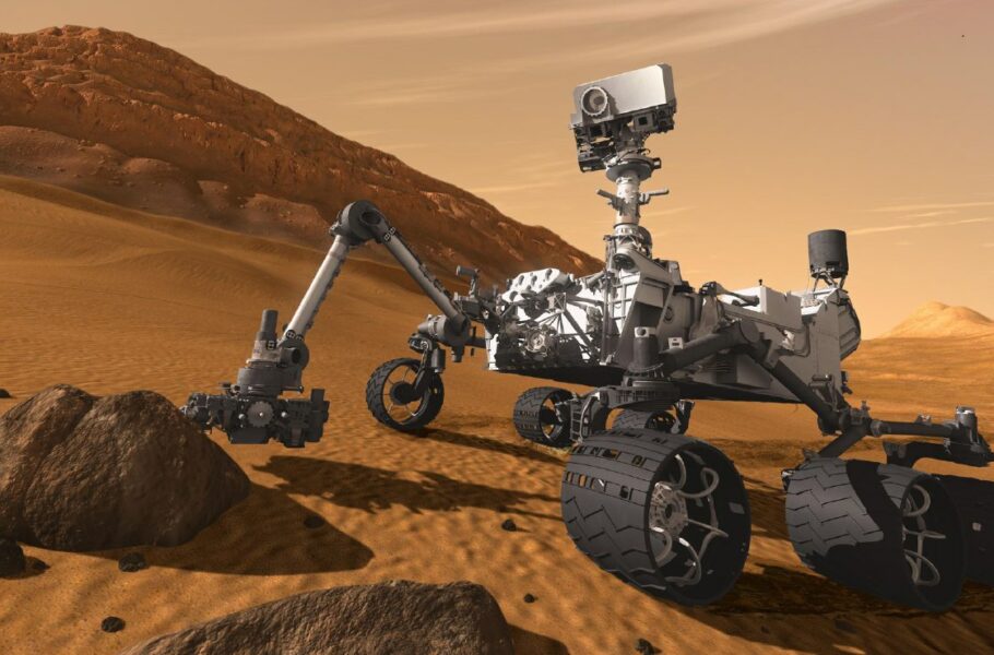 امروز در فضا: مریخ‌نورد کنجکاوی روی مریخ فرود آمد