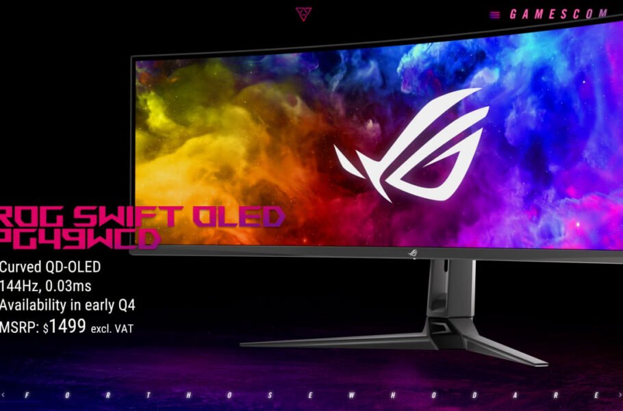 ایسوس از اولین مانیتور گیمینگ 32 اینچی 4K با پنل QD-OLED در جهان رونمایی کرد