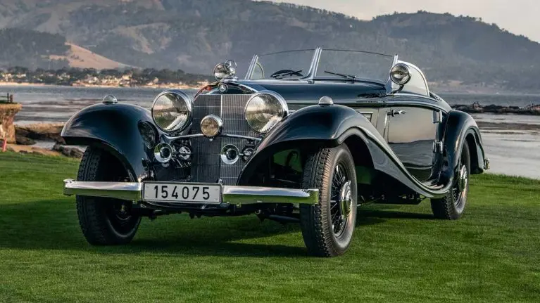 مرسدس بنز ۵۴۰K رودستر ۱۹۳۷، برنده زیباترین خودروی مونتری ۲۰۲۳