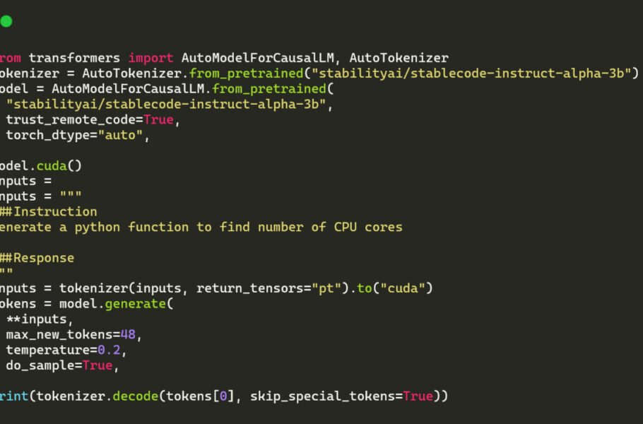 Stability AI از مدل هوش مصنوعی StableCode برای تولید کد رونمایی کرد