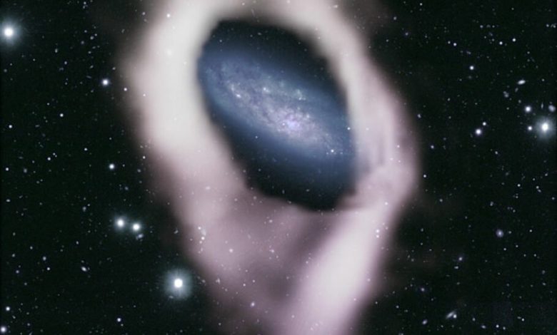 تصویر روز ناسا: NGC 4632، کهکشانی با یک حلقه قطبی پنهان