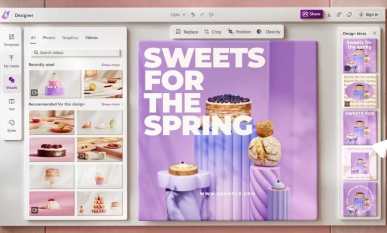 نسخه بتای اپلیکیشن مایکروسافت Designer  منتشر شد؛ طراحی با هوش مصنوعی مولد