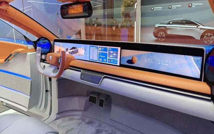 کوالکام خودروی مفهومی خود را در نمایشگاه CES 2024 به نمایش گذاشت