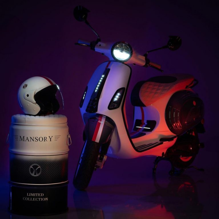 موتورسیکلت وسپا منصوری با نام موناکو ادیشن رونمایی شد