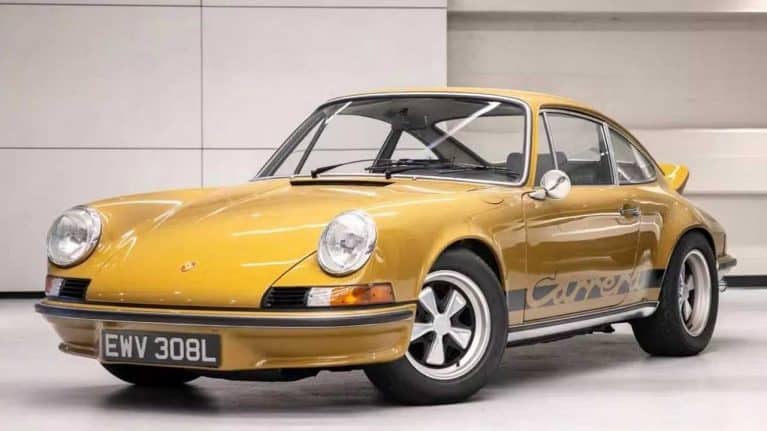 پورشه 911 کاررا RS 2.7 مدل 1972 یک میلیون دلاری، کمیاب و ارزشمند