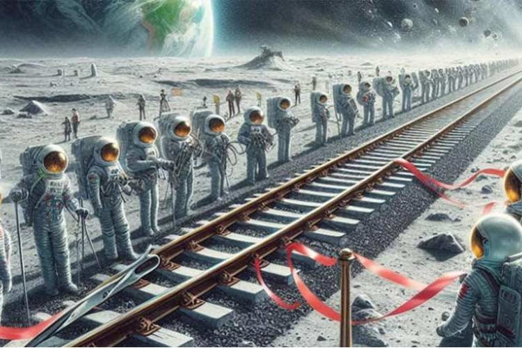 ایستگاه بعدی قطار؛ روی ماه!