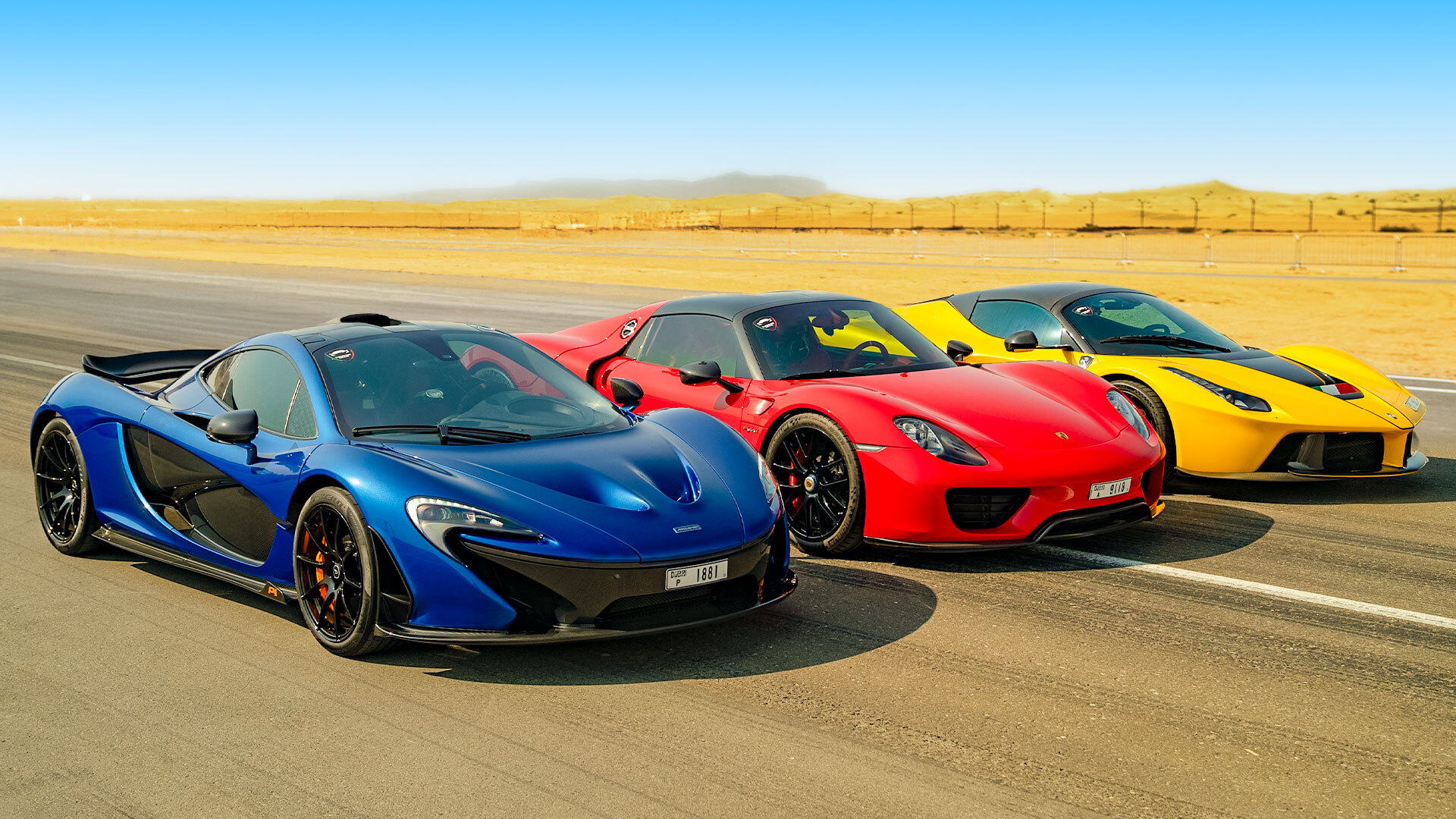 The holy trinity: McLaren P1 vs Porsche 918 Spyder vs Ferrari LaFerrari | Carwow