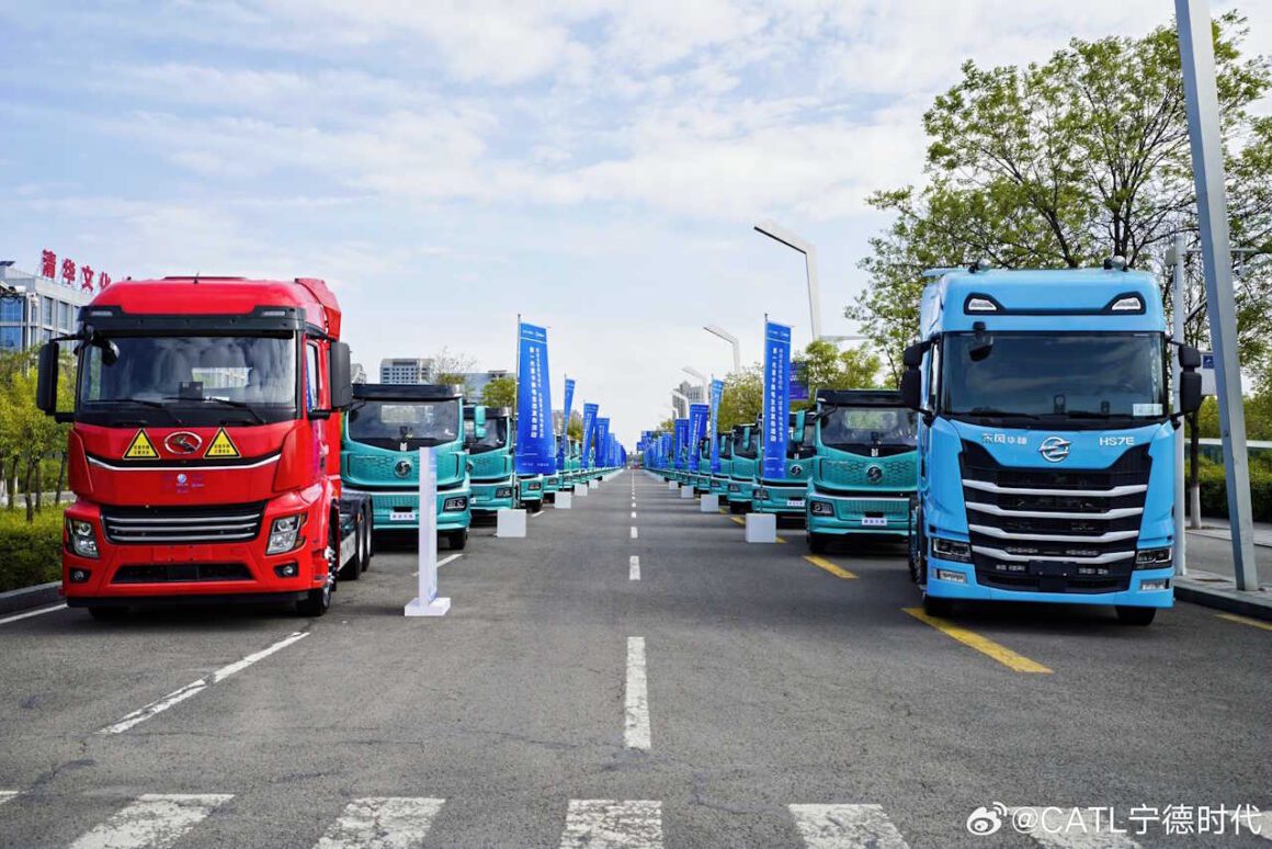 ناوگان کامیون چین در مسیر برقی‌سازی و فناوری تعویض باتری