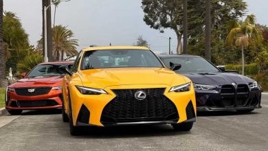 نبرد لکسوس IS500 با کادیلاک CT4-V بلک‌وینگ و بی‌ام‌و M3، آدرنالین خالص!