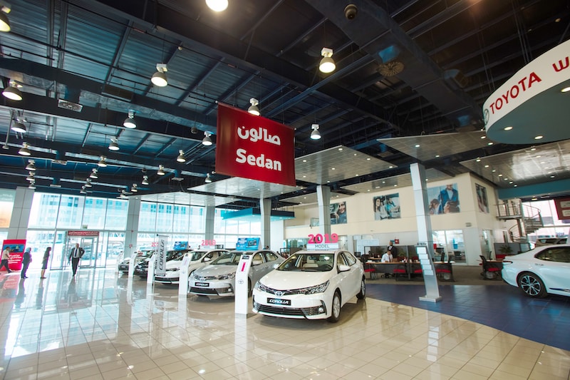 Toyota Car Showroom in Airport Road Dubai | Toyota
