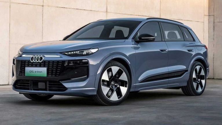 معرفی آئودی Q6L e-Tron، شاسیبلند برقی با همکاری فاو و هوآوی