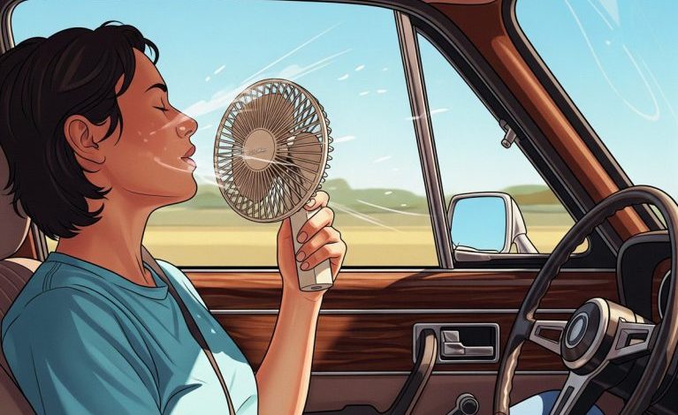 چگونه در خودروی بدون کولر خنک بمانیم؟