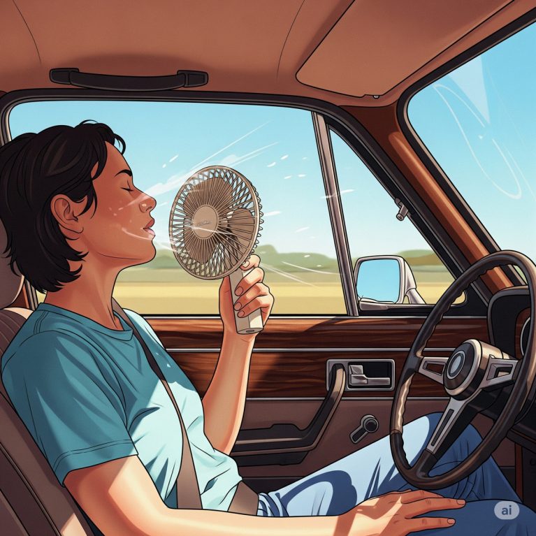 چگونه در خودروی بدون کولر خنک بمانیم؟