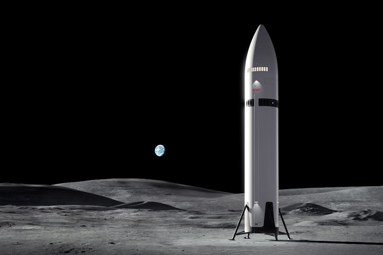 مانع بزرگ بازگشت به ماه: سوختگیری مداری، فرودگر اسپیسایکس را زمینگیر کرد