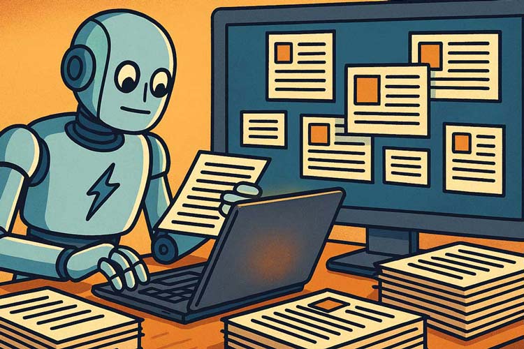 گزارش جدید: بیشتر مقالات اینترنتی را هوش مصنوعی می‌نویسند